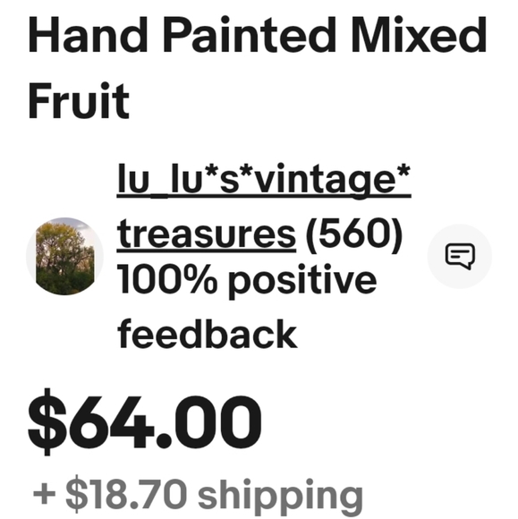 Mexican Vintage  Hand Blown & Painted W/Blue Frosted Tops  Drinkware Set… - Picture 10 of 11